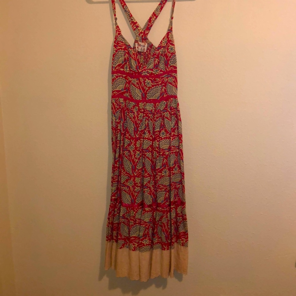 Free People Red Boho Dress
